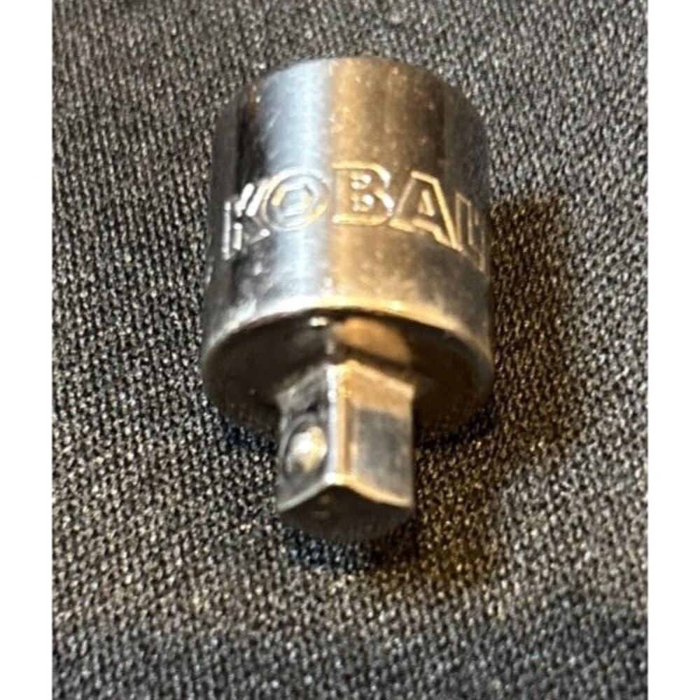 Kobalt New NWOT 1/2 Inch Drive to 3/8 Adapter No. 22901 Chrome